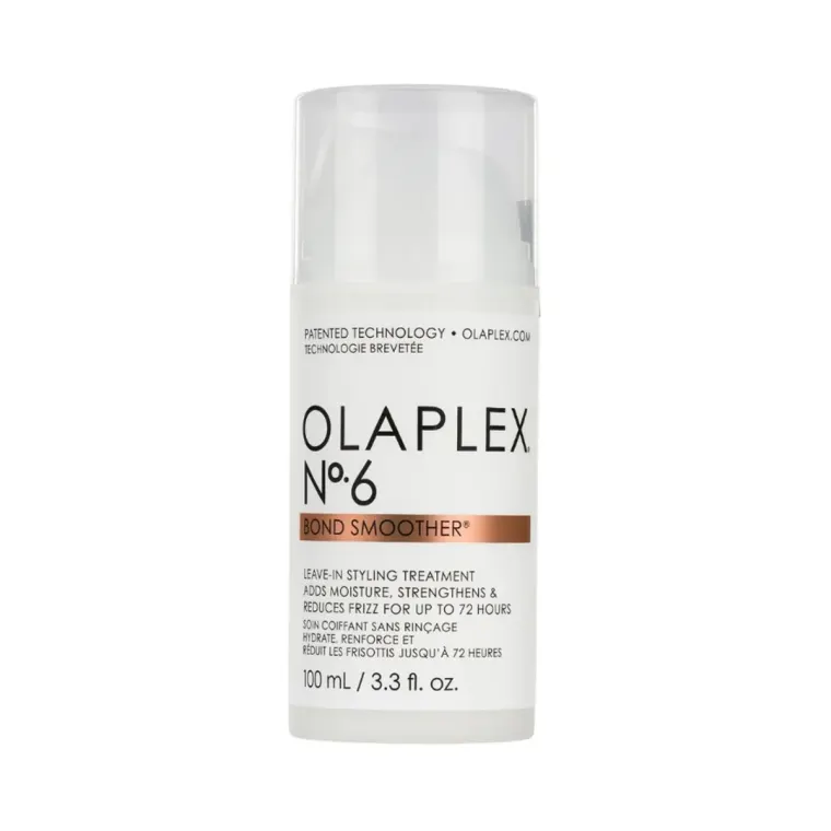 کرم ترمیمی و ضدوز مو اولاپلکس شماره ۶ Bond Smoother، حجم ۱۰۰ میلی‌لیتر - OLAPLEX No.6 Bond Smoother Leave-In Styling Cream – 100 mL