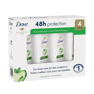 استیک ضدتعریق و دئودورانت Dove Advanced Care Cool Essentials، بسته ۴ عددی ۷۴ گرمی - Dove Advanced Care Cool Essentials Antiperspirant Deodorant – 4 × 74 g
