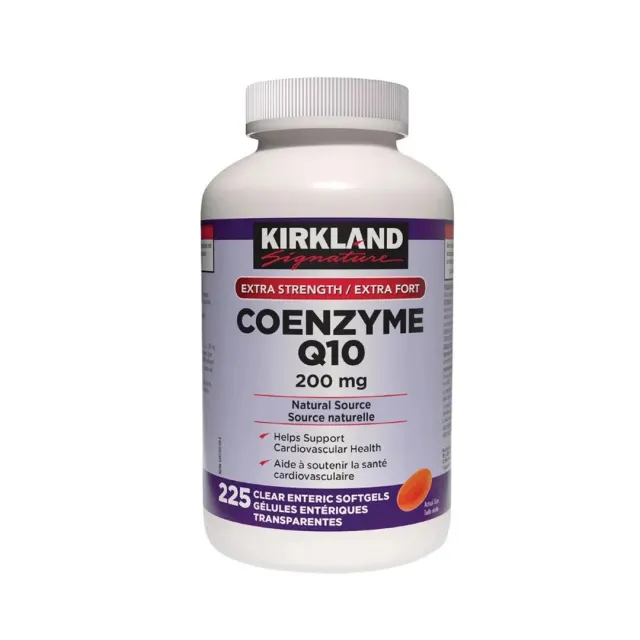 کپسول CoQ10 کرکلند ۲۰۰ میلی‌گرم، بسته ۲۲۵ عددی؛ کمک به سلامت قلب و عروق | Kirkland Signature Extra Strength Coenzyme Q10 200 mg – 225 Softgels