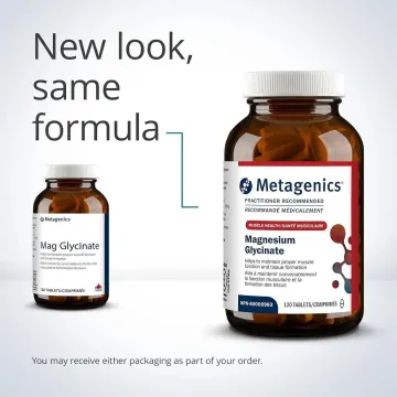 Metagenics Magnesium Glycinate - مکمل منیزیم گلیسینات متاژنیکس - 120 قرص