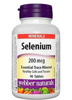 مکمل سلنیوم Webber Naturals Selenium 200 mcg تعداد 90 قرص - تصویر 1
