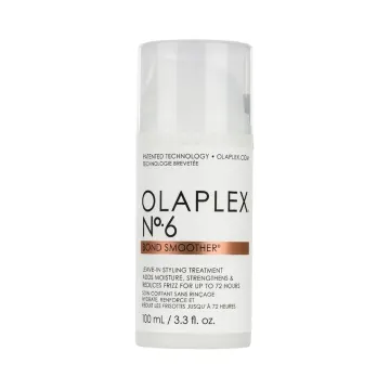 کرم ترمیمی و ضدوز مو اولاپلکس شماره ۶ Bond Smoother، حجم ۱۰۰ میلی‌لیتر - OLAPLEX No.6 Bond Smoother Leave-In Styling Cream – 100 mL