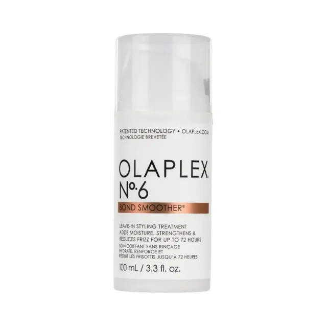کرم ترمیمی و ضدوز مو اولاپلکس شماره ۶ Bond Smoother، حجم ۱۰۰ میلی‌لیتر - OLAPLEX No.6 Bond Smoother Leave-In Styling Cream – 100 mL