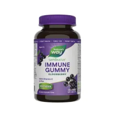پاستیل ایمنی سامبوکوس الدربری نیچرز وی (Nature's Way Sambucus Immune Gummy Elderberry)120 عددی - تصویر 1