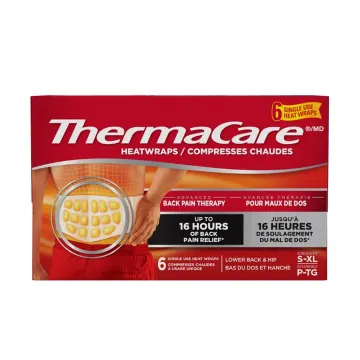 چسب گرمادرمانی پیشرفته کمر و لگن ThermaCare Advanced Back Pain Therapy HeatWraps بسته 6 عددی